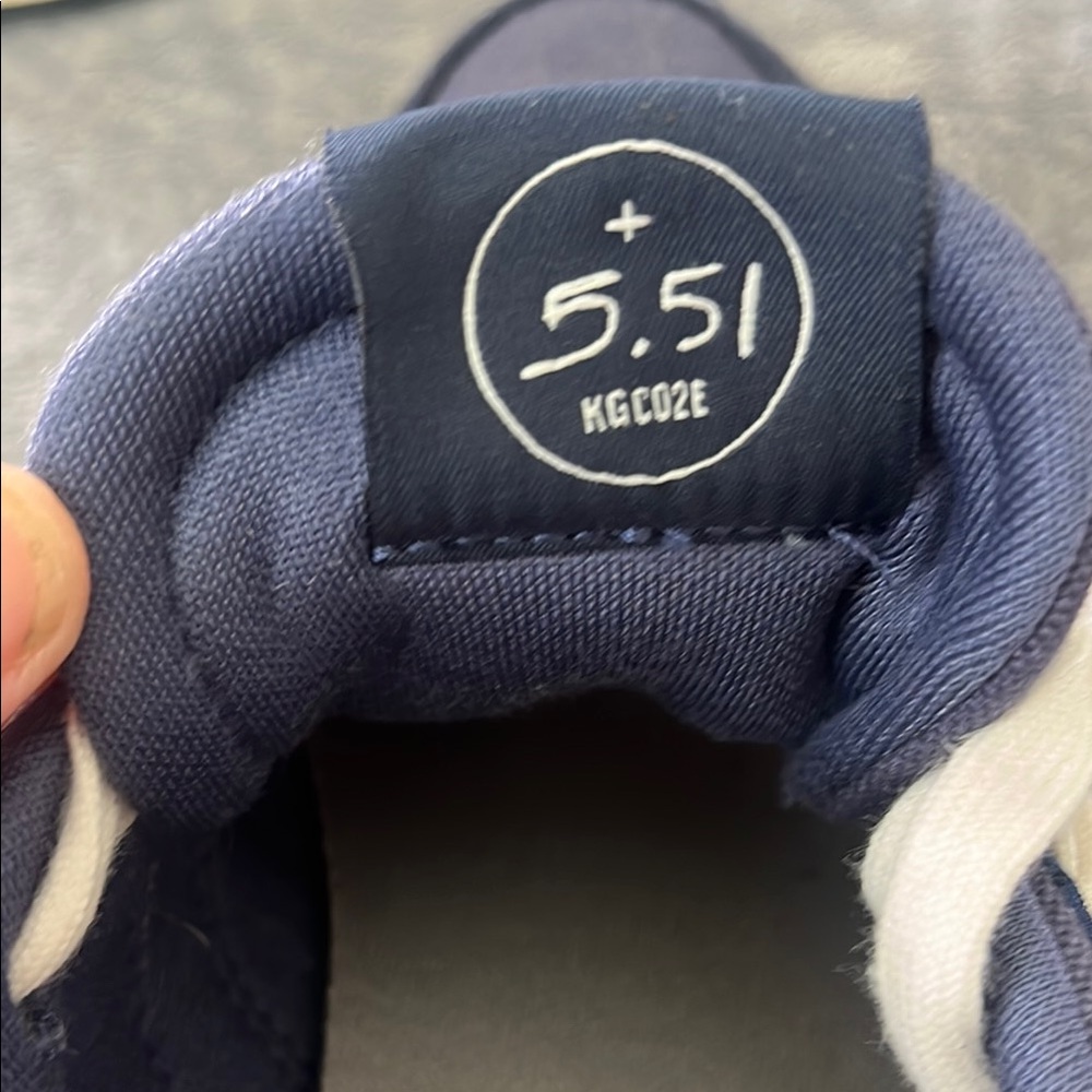Allbirds Couriers Blue and White Sneakers with Soft Upper and White Soles - Picture 5 of 7